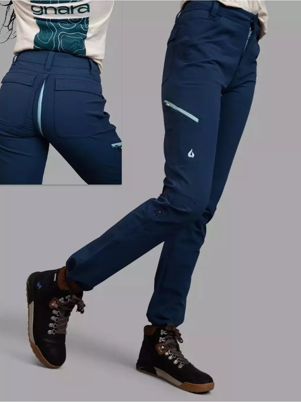 Gnara Go There Pants in blue